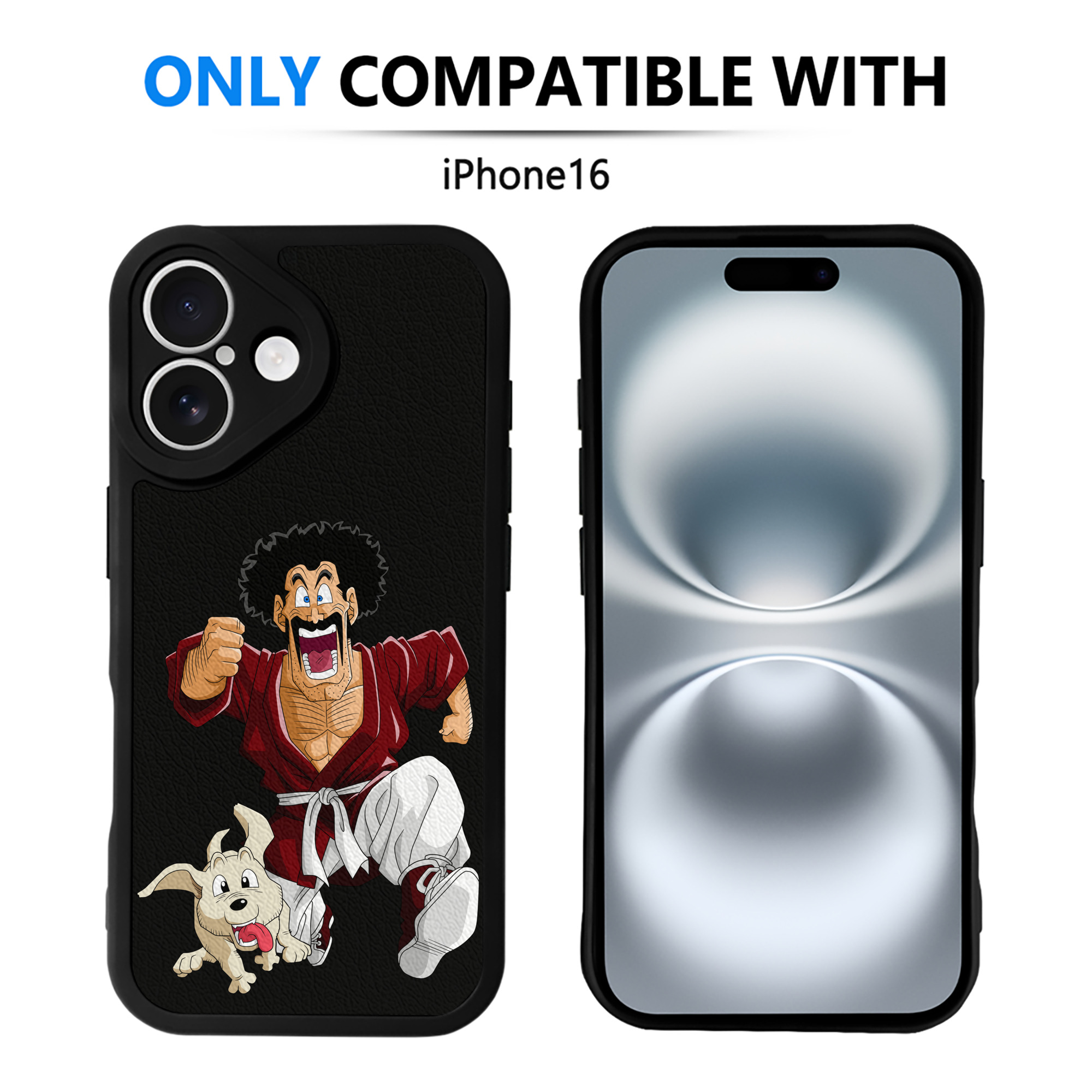 （画像用） ドラゴンボール DRAGON BALL 【iPhone 16シリーズ対応】シリコンスマホケース（レザー調） 材質：シリコン